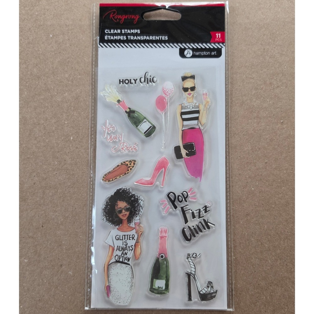 RongRong Clear Stamp Set - by Hampton Art - Planner Girl Celebrate